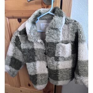 Toddler Sherpa jacket multi color